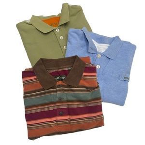 3 Orvis Polo Short Sleeve Shirts